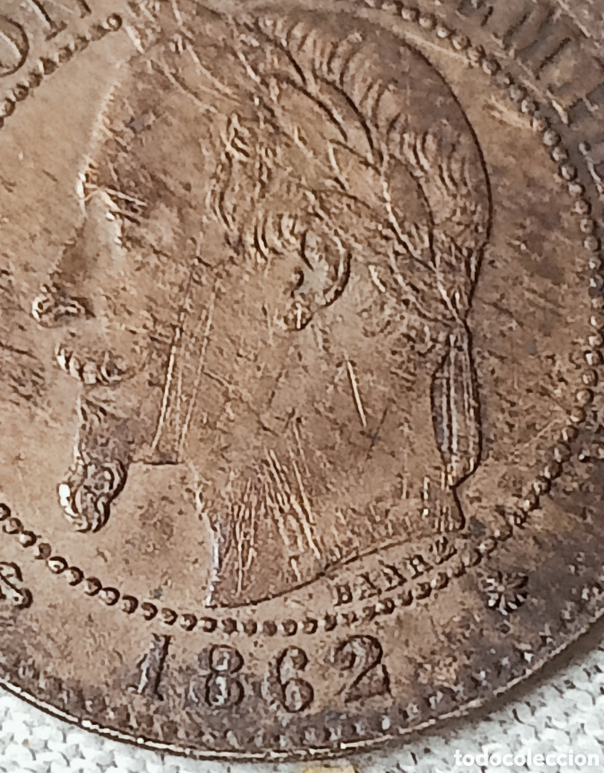 Monedas con errores: Moneda Francia(Segundo Imperio) Variante - Foto 6