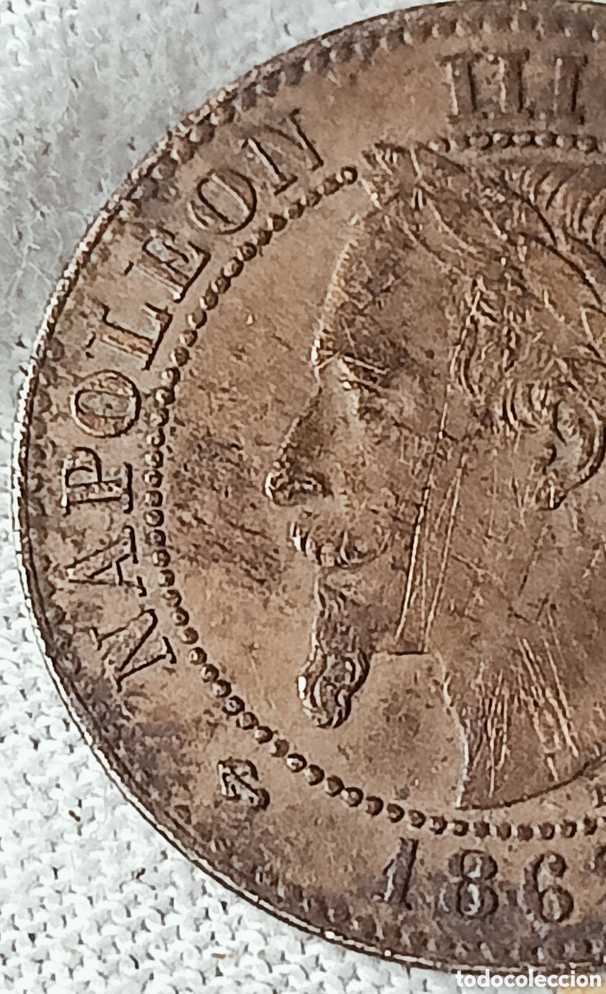 Monedas con errores: Moneda Francia(Segundo Imperio) Variante - Foto 7