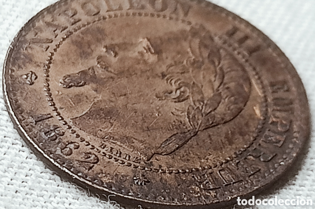 Monedas con errores: Moneda Francia(Segundo Imperio) Variante - Foto 17