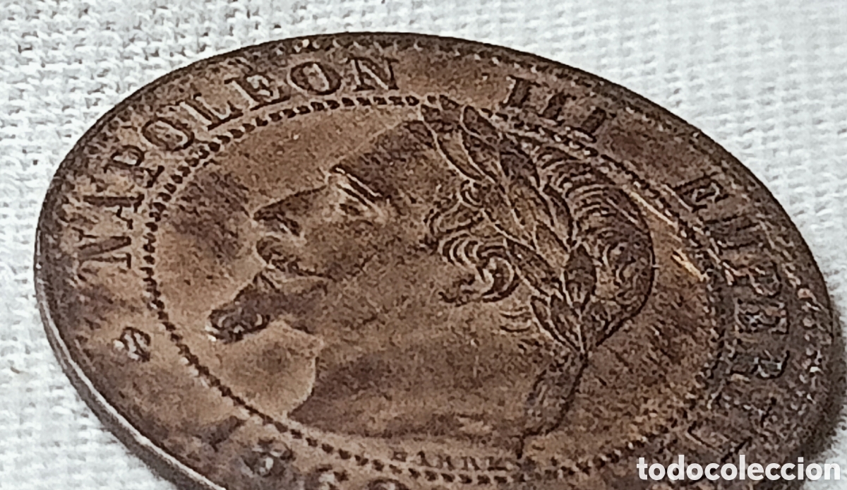 Monedas con errores: Moneda Francia(Segundo Imperio) Variante - Foto 18