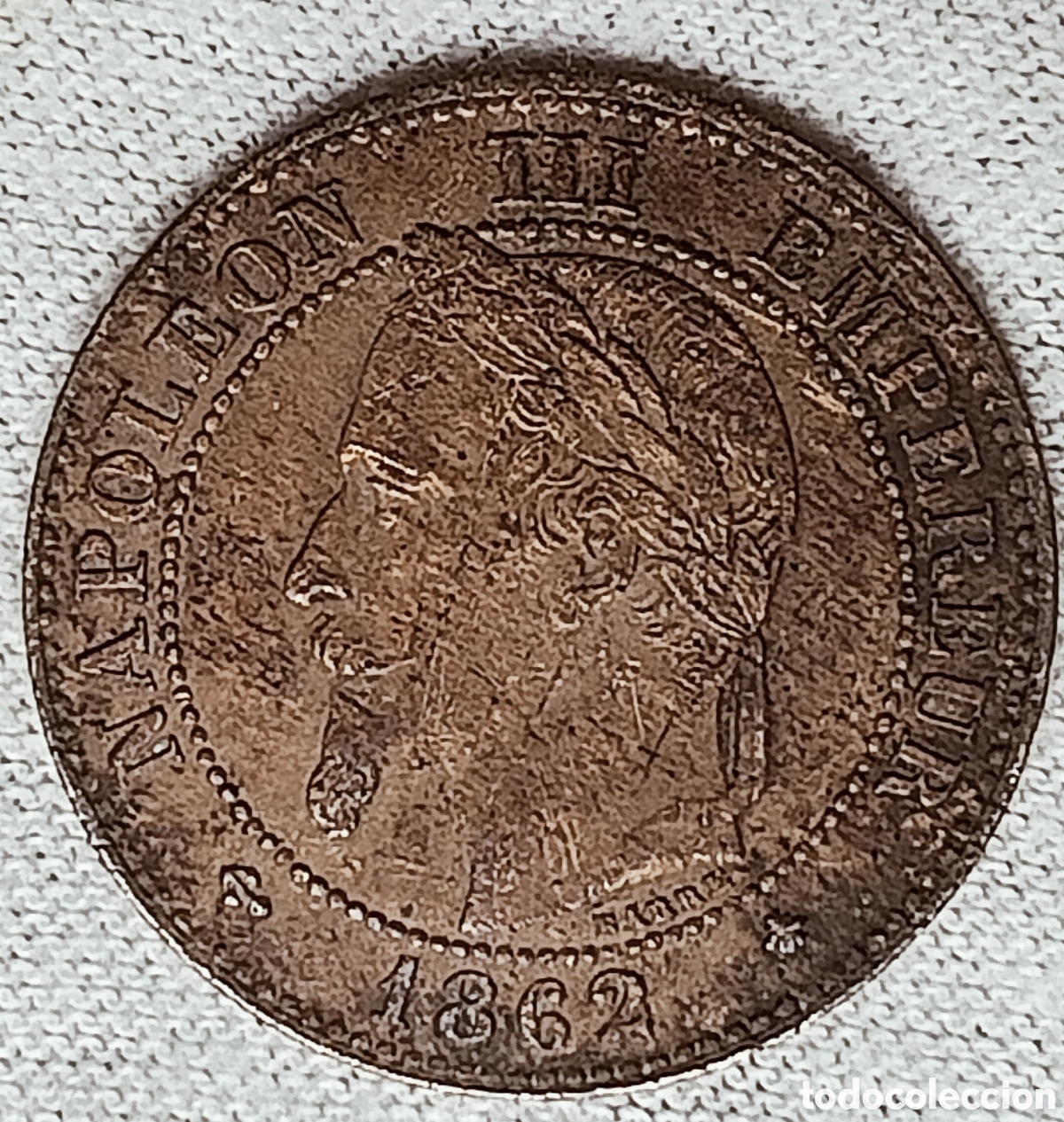 Monedas con errores: Moneda Francia(Segundo Imperio) Variante - Foto 1