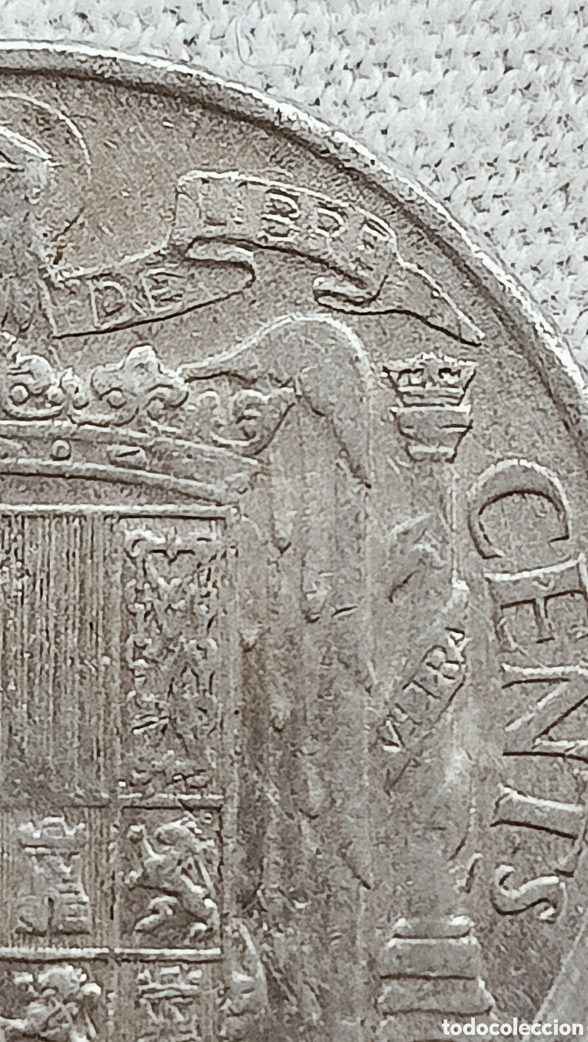 Monedas con errores: Moneda Espa&ntilde;a 10cent(1953) variantes - Foto 9