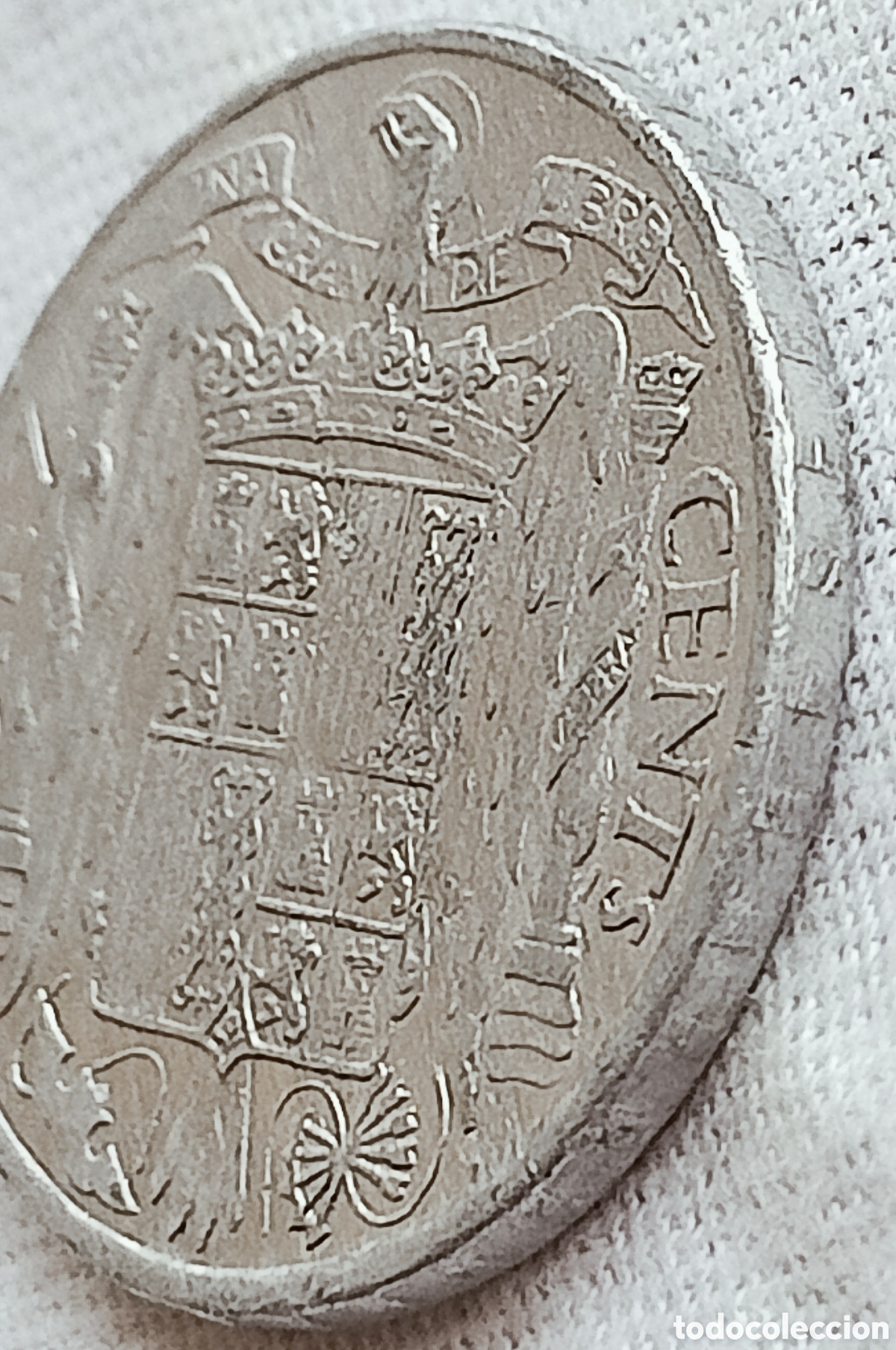 Monedas con errores: Moneda Espa&ntilde;a 10cent(1953) variantes - Foto 18