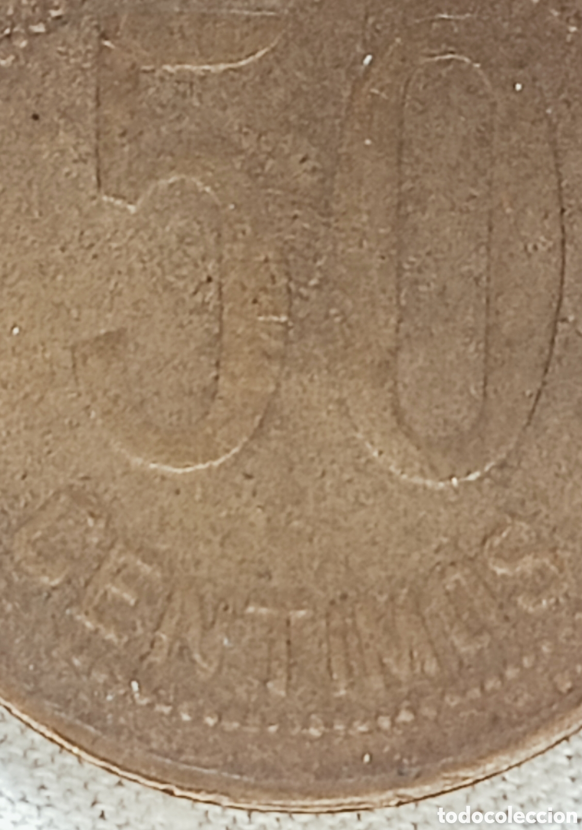 Monedas con errores: Moneda Espa&ntilde;a(1937) error de acu&ntilde;aci&oacute;n. - Foto 19