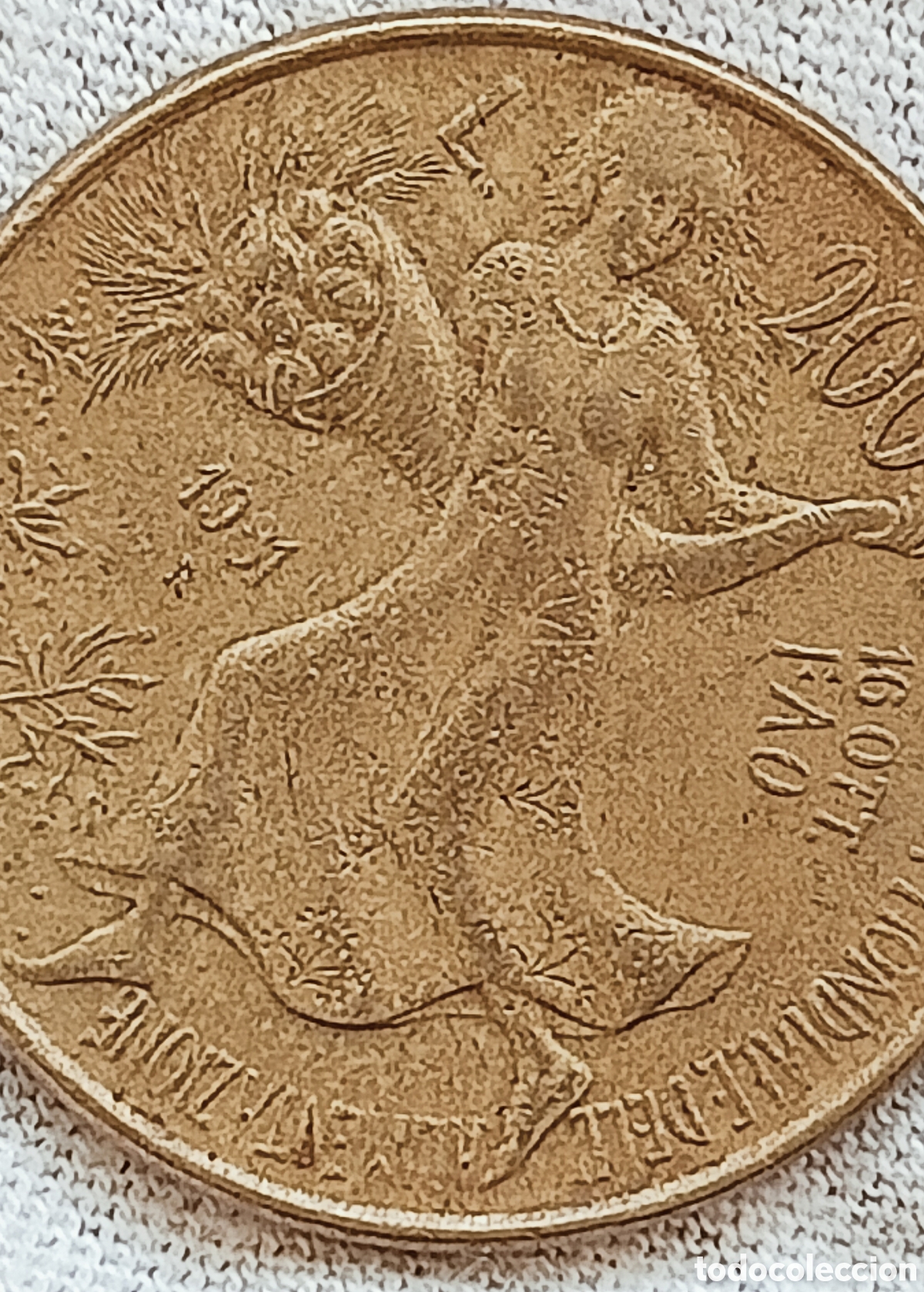Monedas con errores: Moneda 200 Lire(1981) Variante - Foto 5