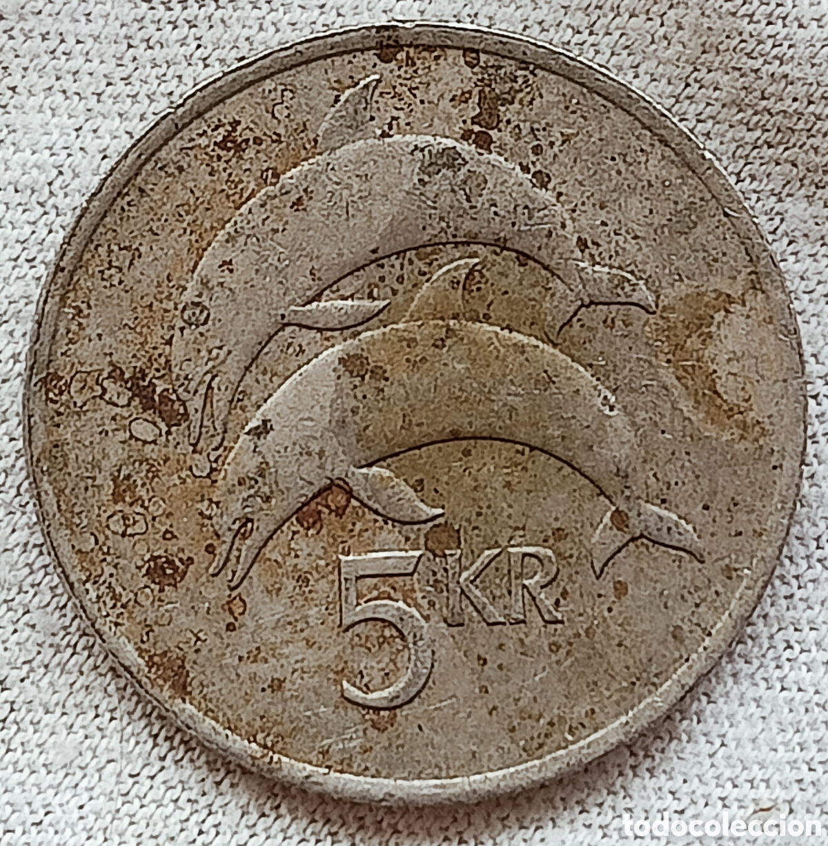 Monedas con errores: Moneda Islandia 1987-errores - Foto 2