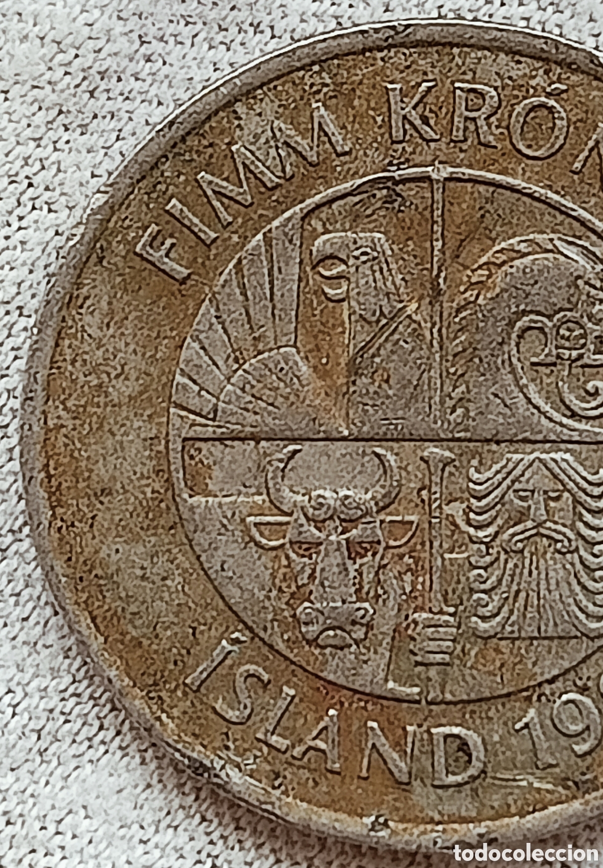 Monedas con errores: Moneda Islandia 1987-errores - Foto 13