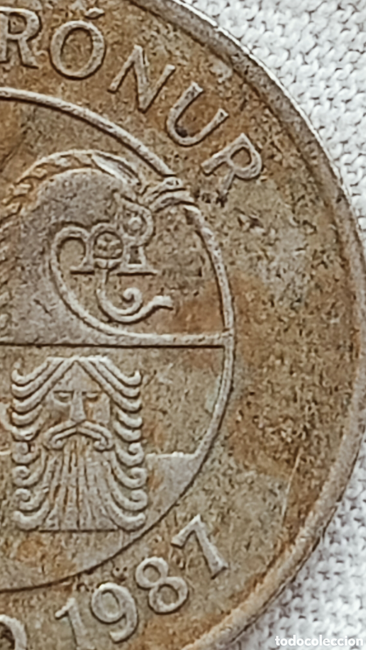 Monedas con errores: Moneda Islandia 1987-errores - Foto 17