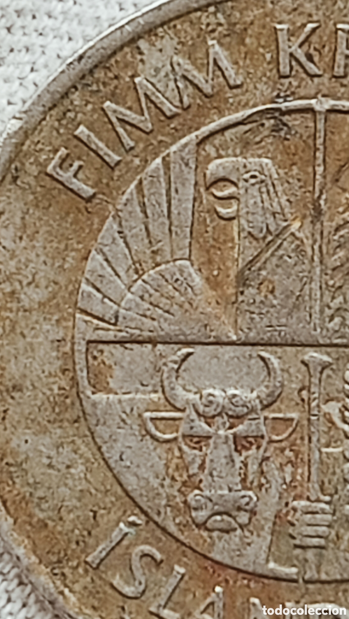 Monedas con errores: Moneda Islandia 1987-errores - Foto 18