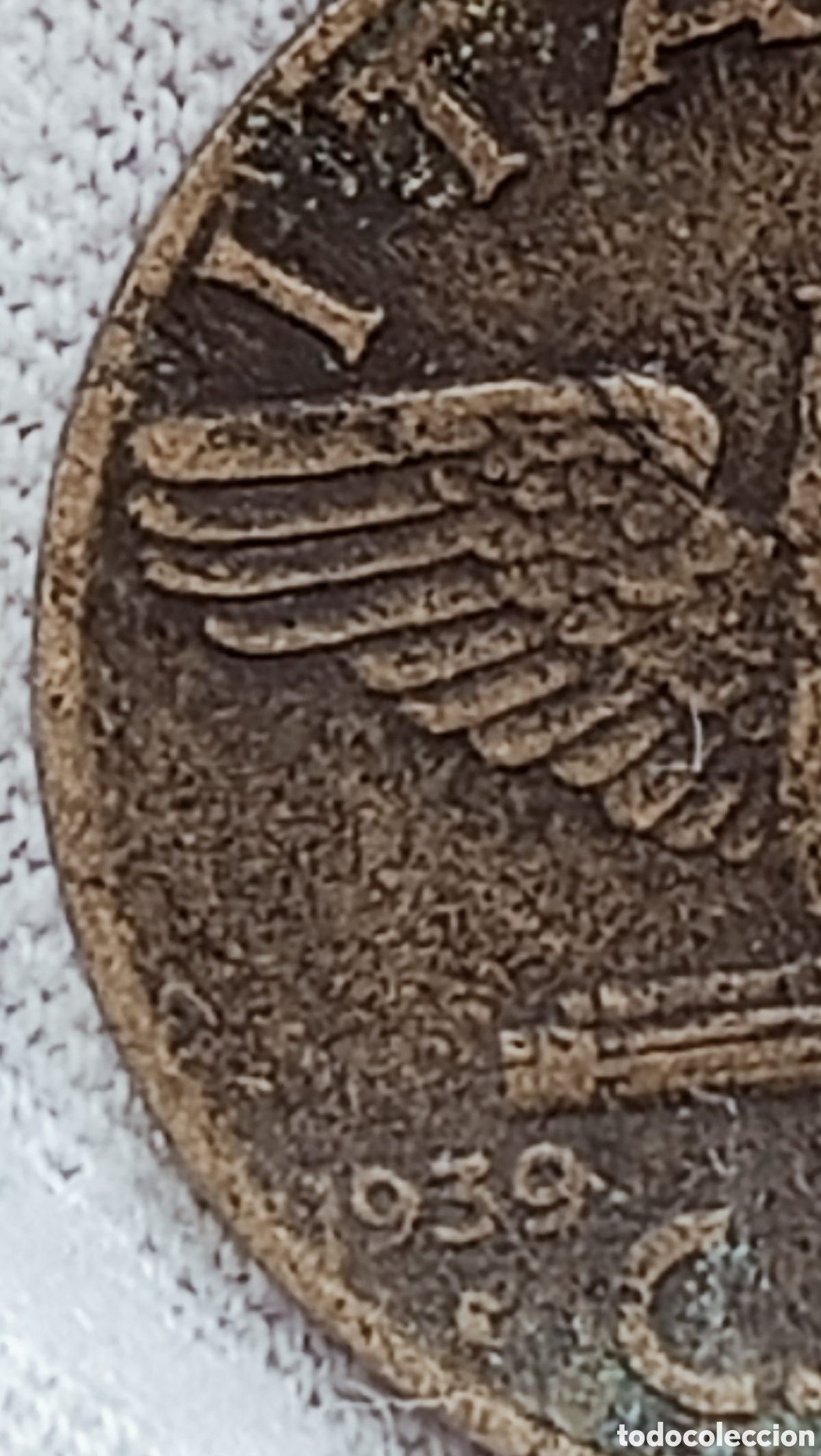 Monedas con errores: Moneda Italia 1939-XVII-Variante/Errores - Foto 18
