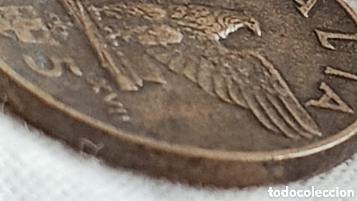 Monedas con errores: Moneda Italia 1939-XVII-Variante/Errores - Foto 20
