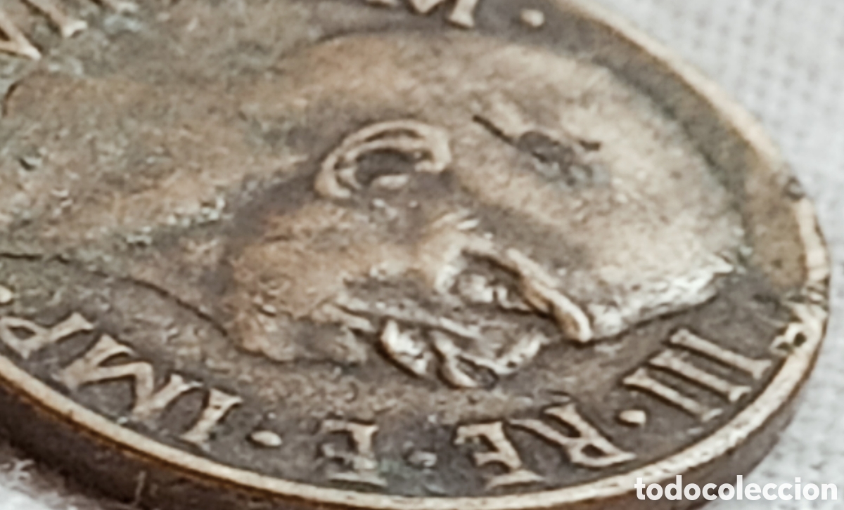 Monedas con errores: Moneda Italia 1939-XVII-Variante/Errores - Foto 23