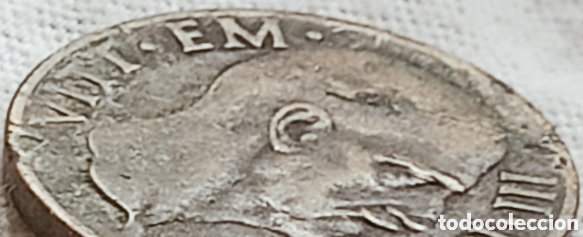 Monedas con errores: Moneda Italia 1939-XVII-Variante/Errores - Foto 24