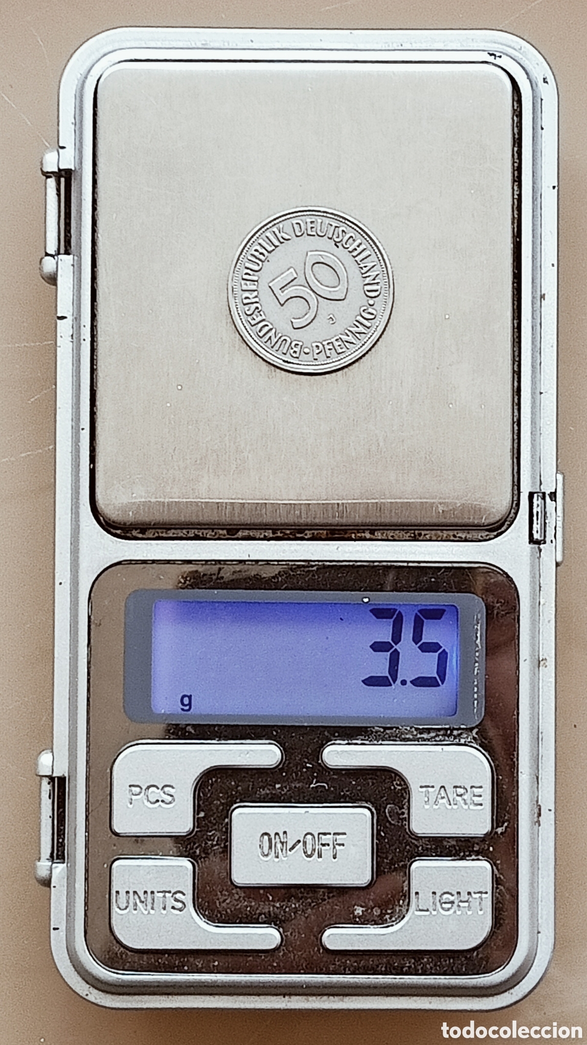 Monedas con errores: Moneda Alemania(1950*J) Variantes - Foto 4