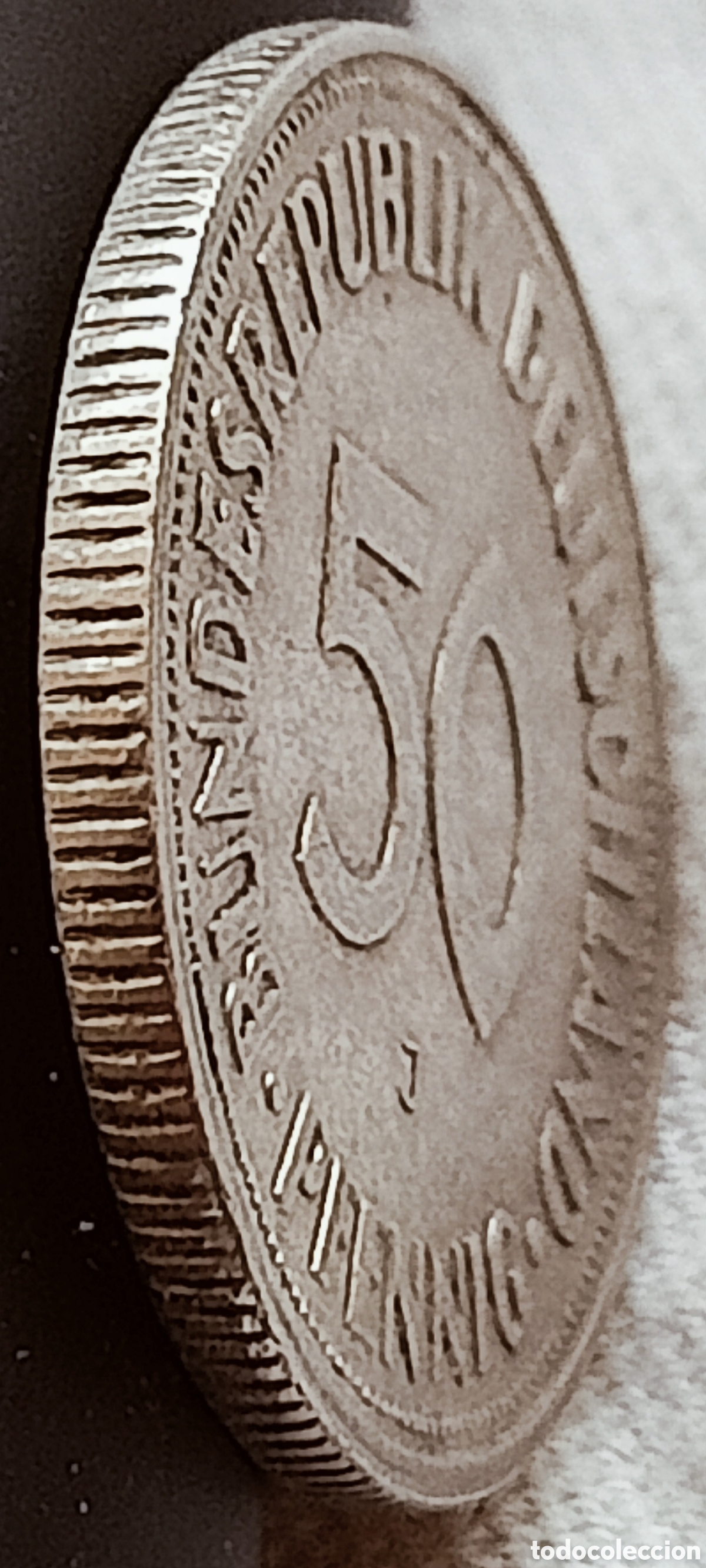 Monedas con errores: Moneda Alemania(1950*J) Variantes - Foto 5