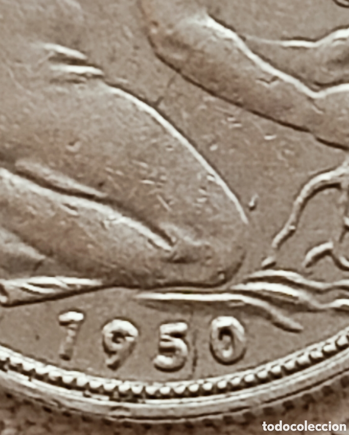 Monedas con errores: Moneda Alemania(1950*J) Variantes - Foto 9