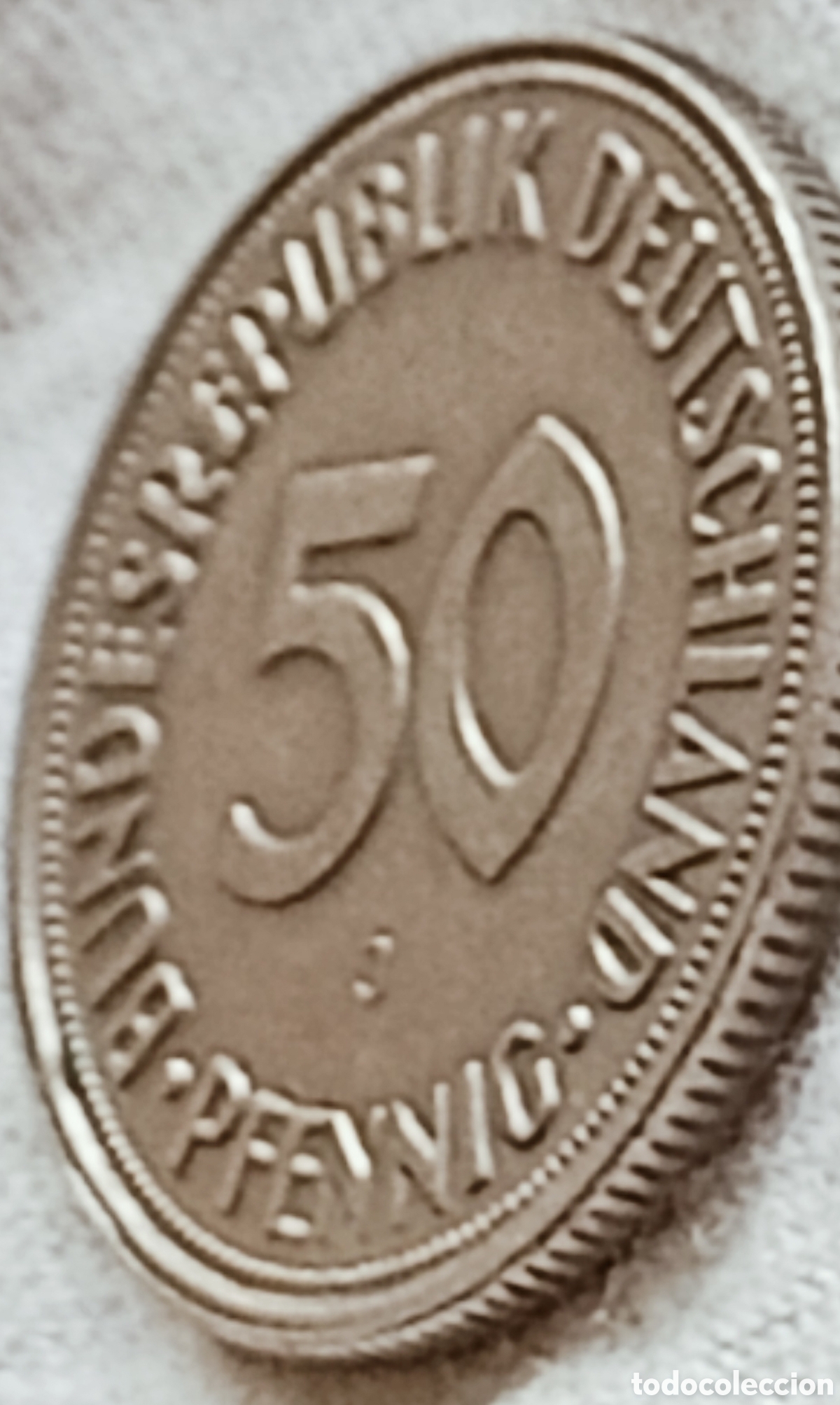 Monedas con errores: Moneda Alemania(1950*J) Variantes - Foto 11
