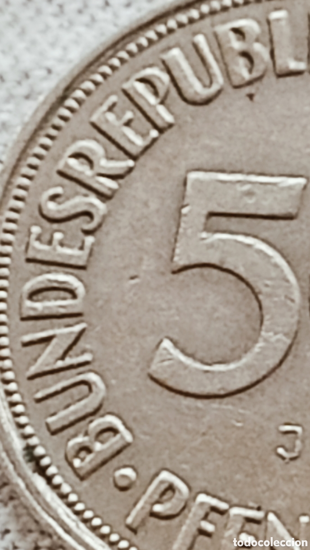 Monedas con errores: Moneda Alemania(1950*J) Variantes - Foto 13