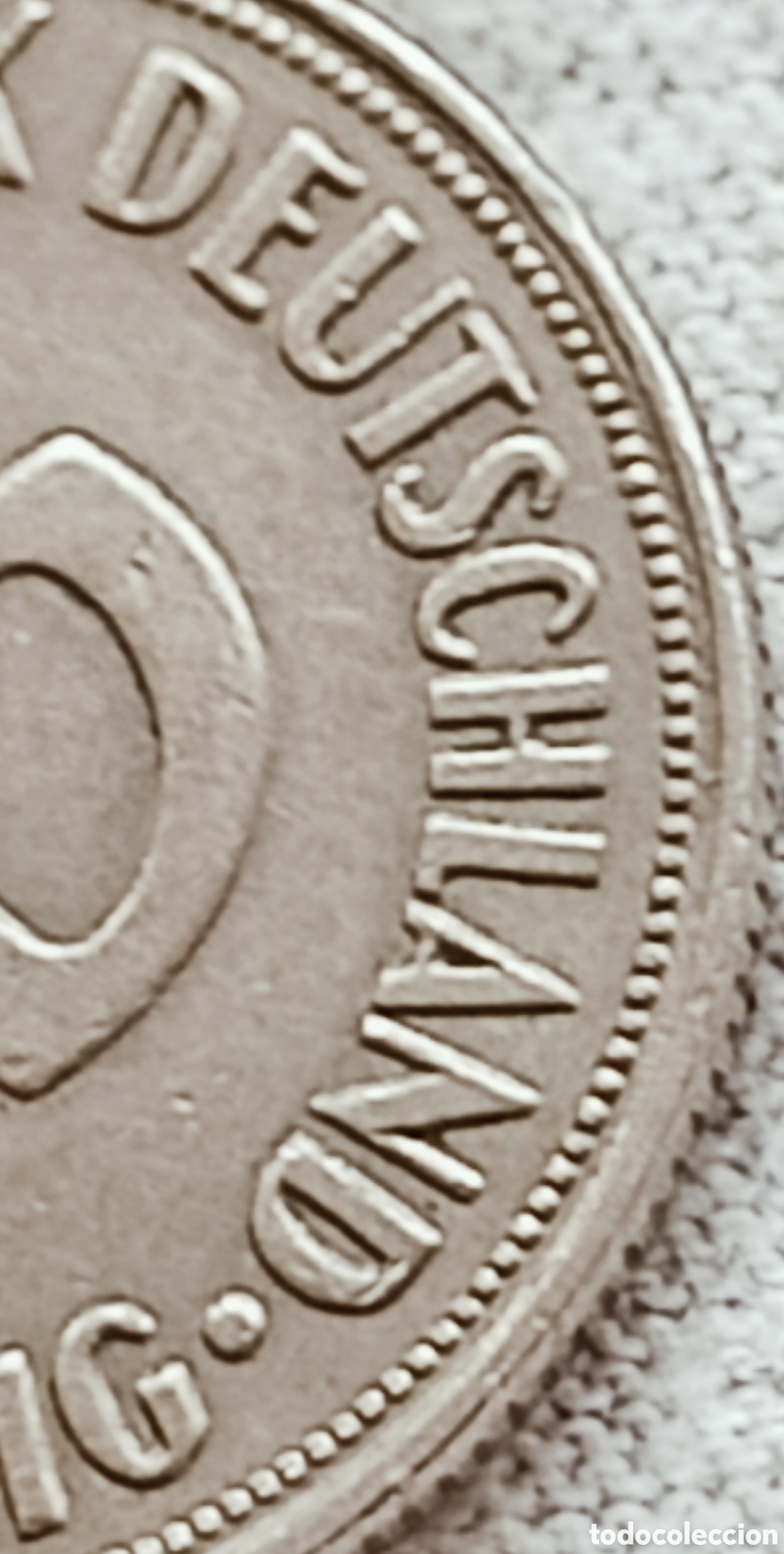 Monedas con errores: Moneda Alemania(1950*J) Variantes - Foto 14