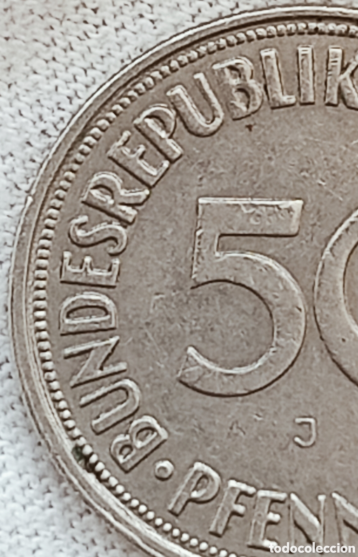 Monedas con errores: Moneda Alemania(1950*J) Variantes - Foto 18