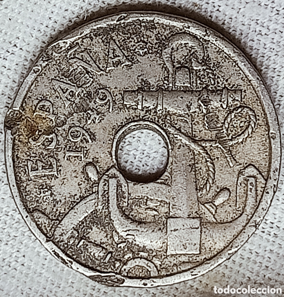 Monedas con errores: Moneda Espa&ntilde;a(1949-19*56) errores m&uacute;ltiples - Foto 2