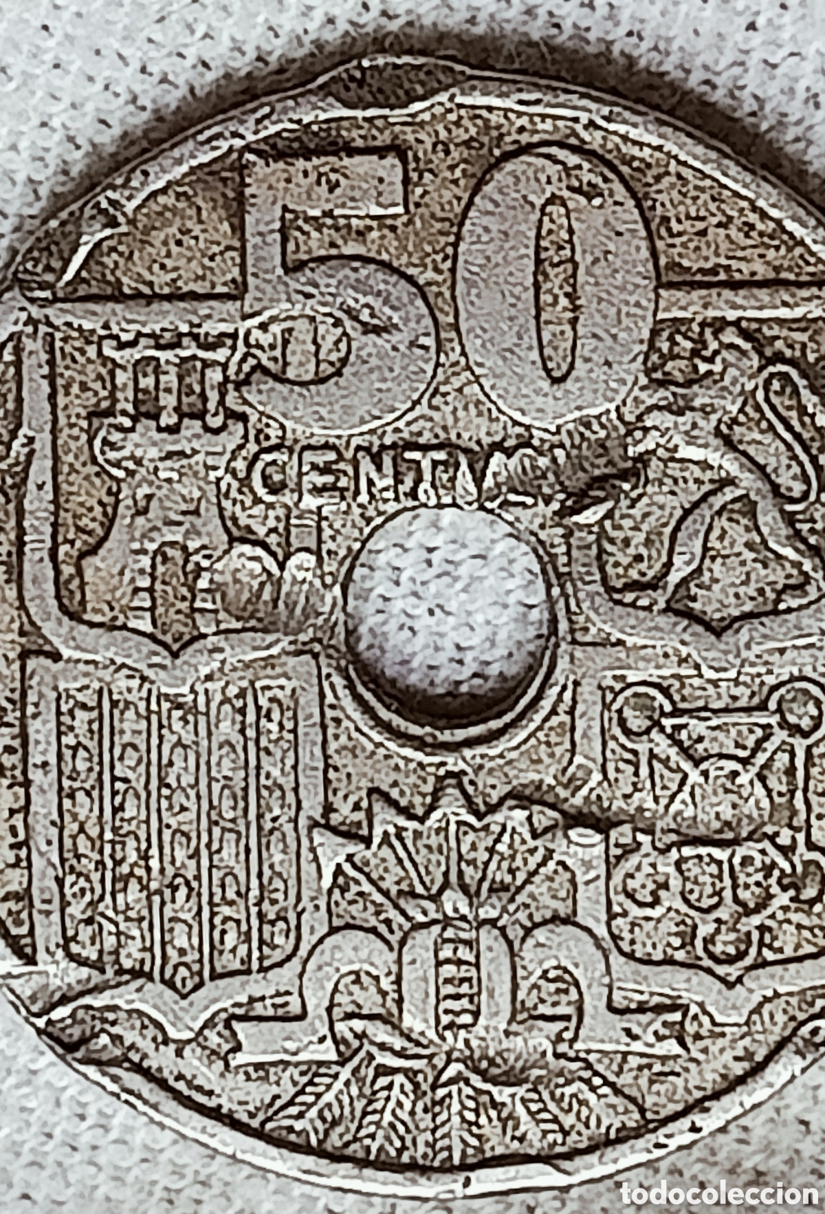 Monedas con errores: Moneda Espa&ntilde;a(1949-19*56) errores m&uacute;ltiples - Foto 6