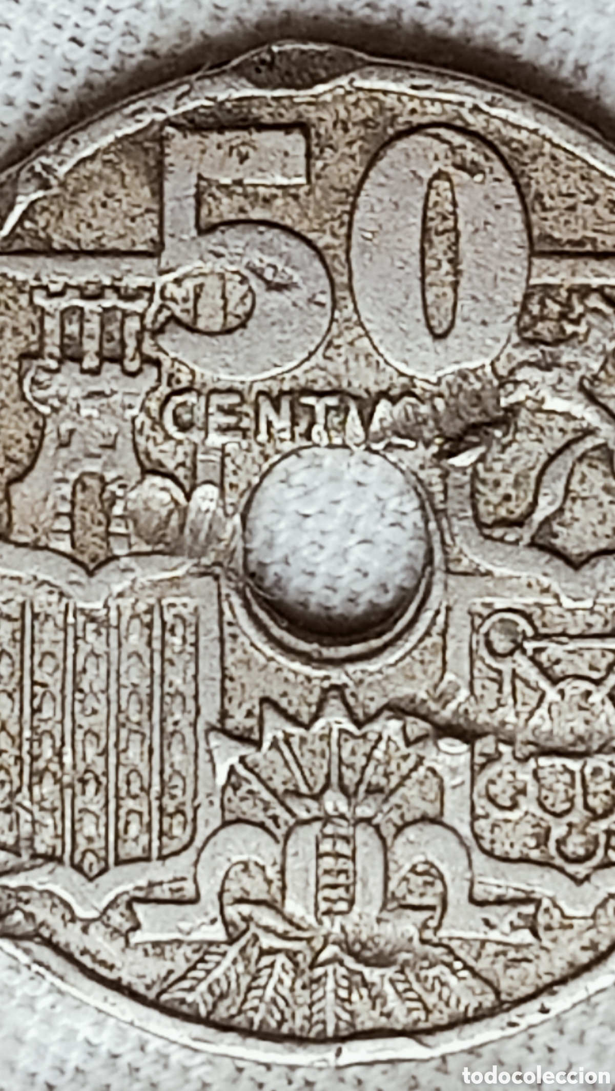 Monedas con errores: Moneda Espa&ntilde;a(1949-19*56) errores m&uacute;ltiples - Foto 12