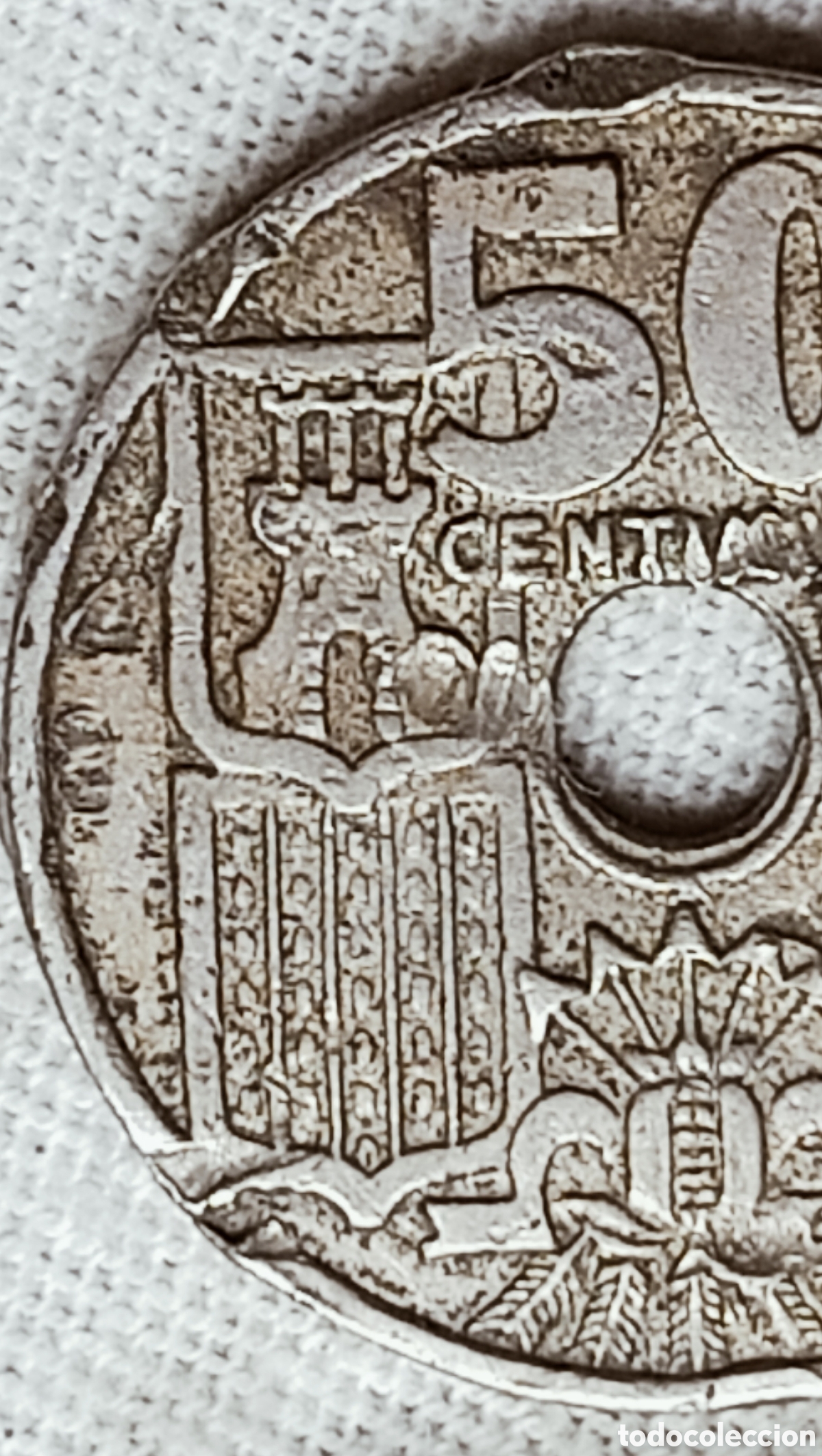 Monedas con errores: Moneda Espa&ntilde;a(1949-19*56) errores m&uacute;ltiples - Foto 15