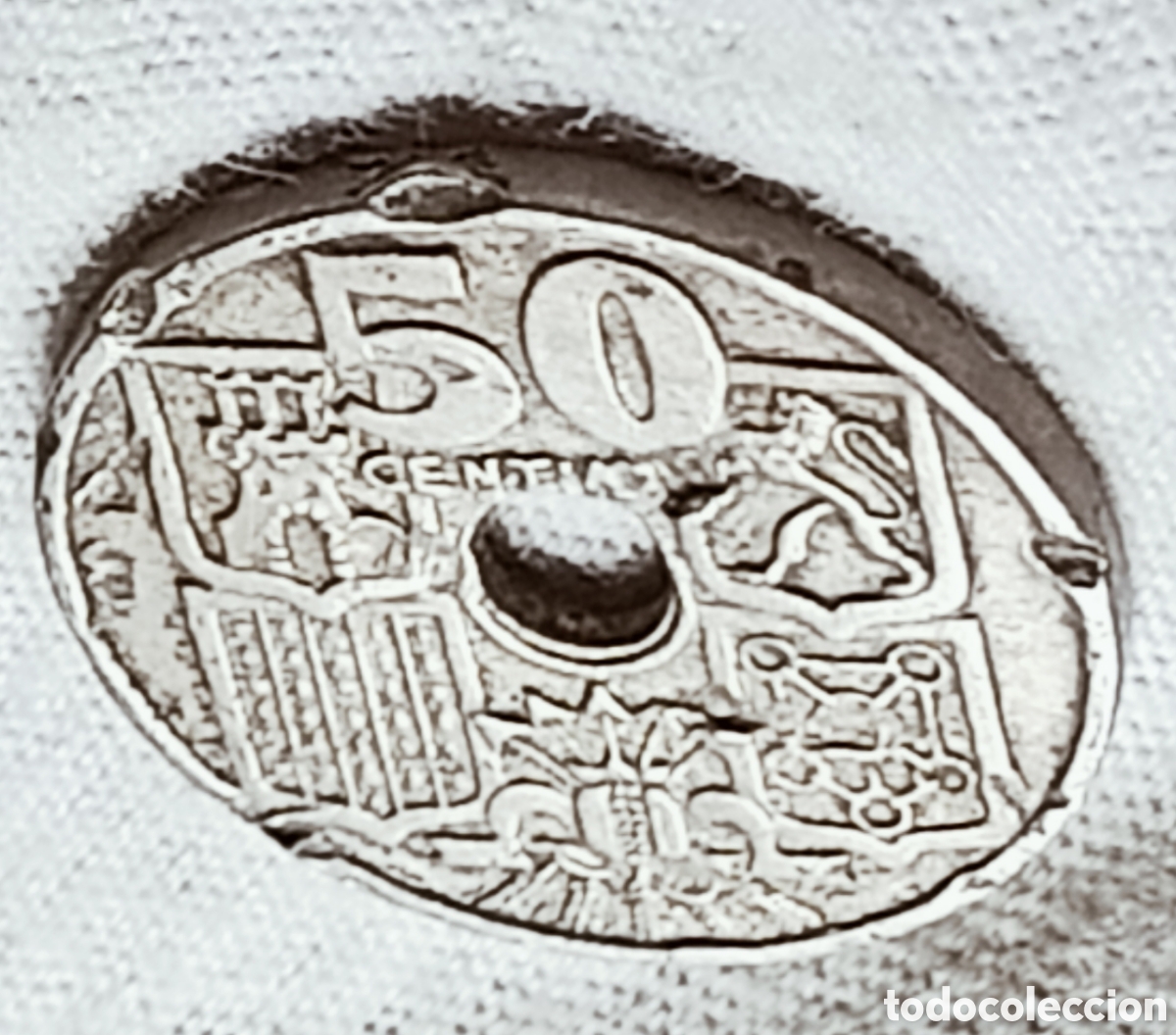 Monedas con errores: Moneda Espa&ntilde;a(1949-19*56) errores m&uacute;ltiples - Foto 27