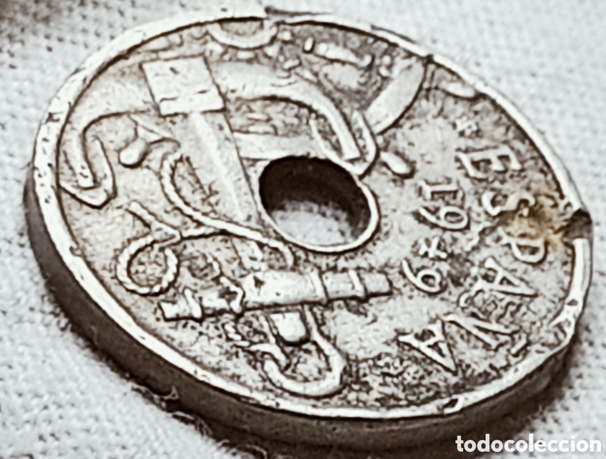 Monedas con errores: Moneda Espa&ntilde;a(1949-19*56) errores m&uacute;ltiples - Foto 29