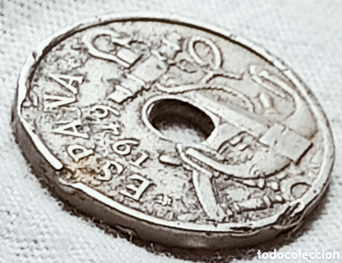 Monedas con errores: Moneda Espa&ntilde;a(1949-19*56) errores m&uacute;ltiples - Foto 30