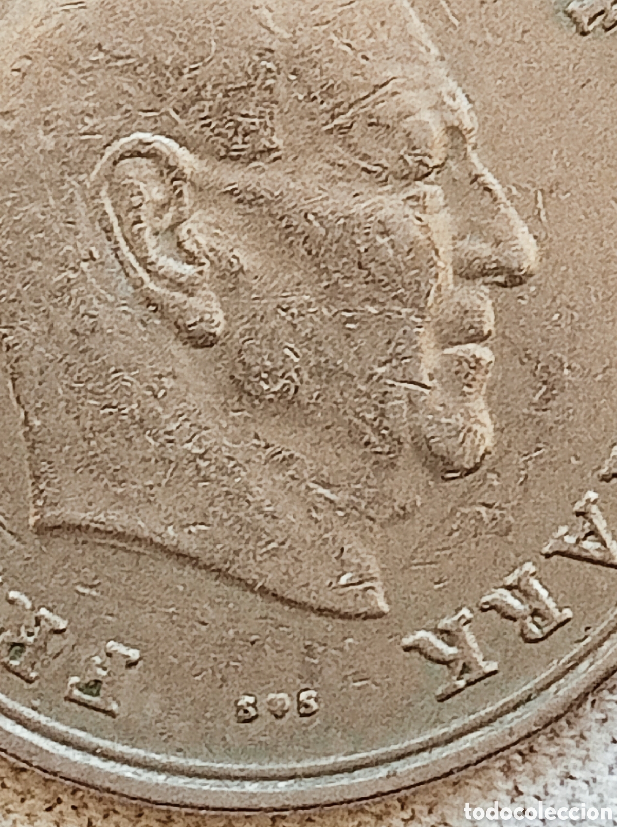 Monedas con errores: Moneda Dinamarca(1972) errores - Foto 7