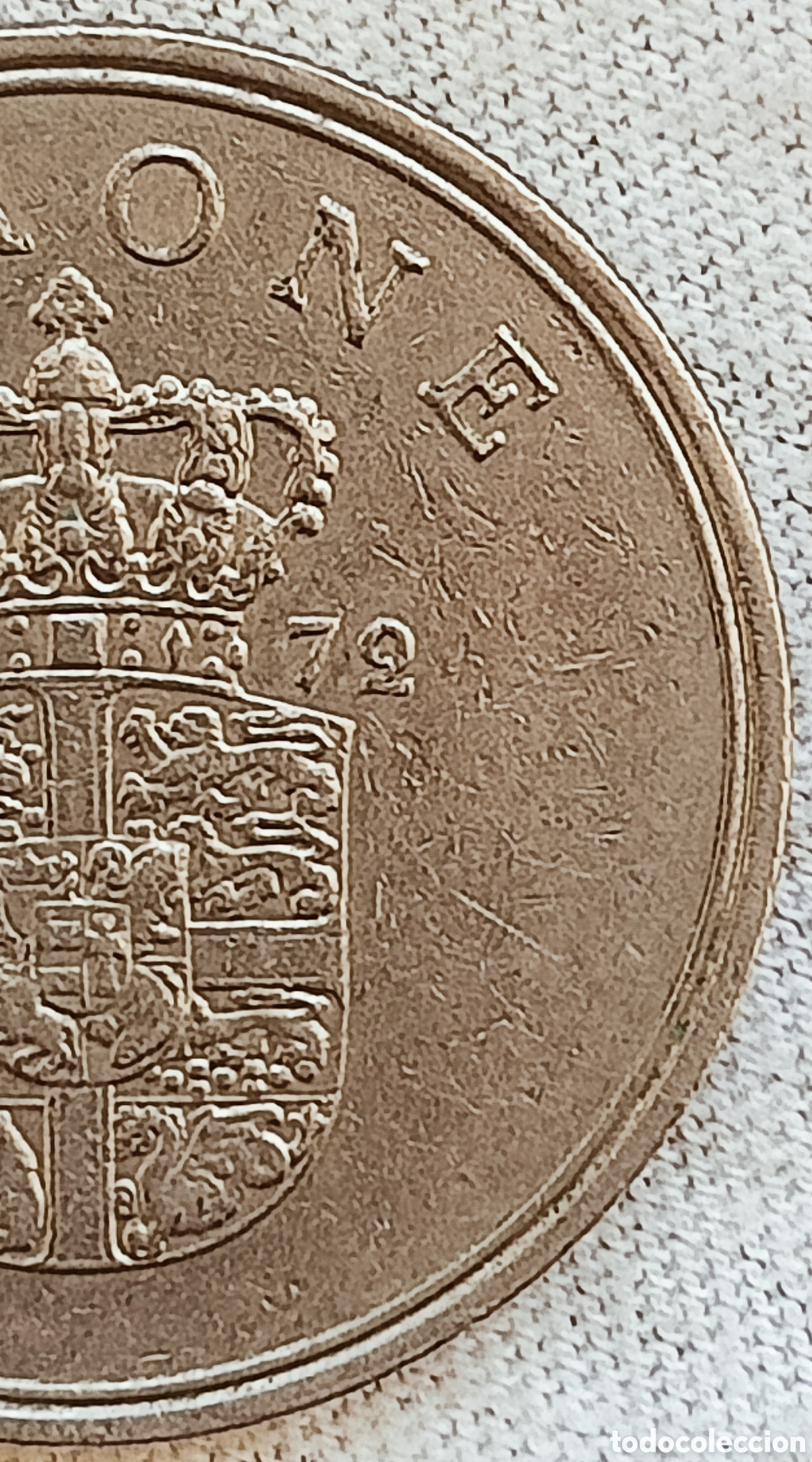 Monedas con errores: Moneda Dinamarca(1972) errores - Foto 16