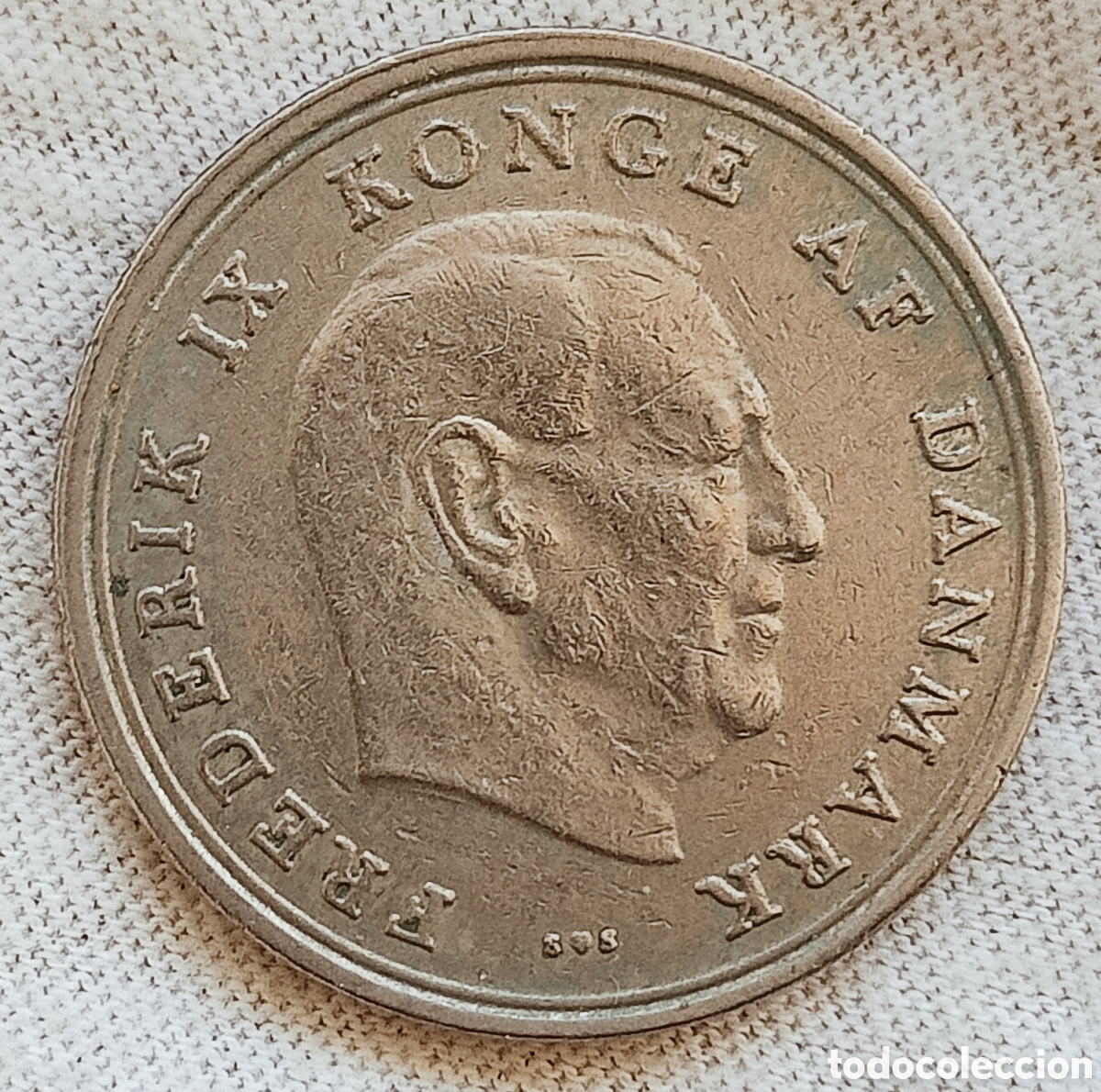 Monedas con errores: Moneda Dinamarca(1972) errores - Foto 1