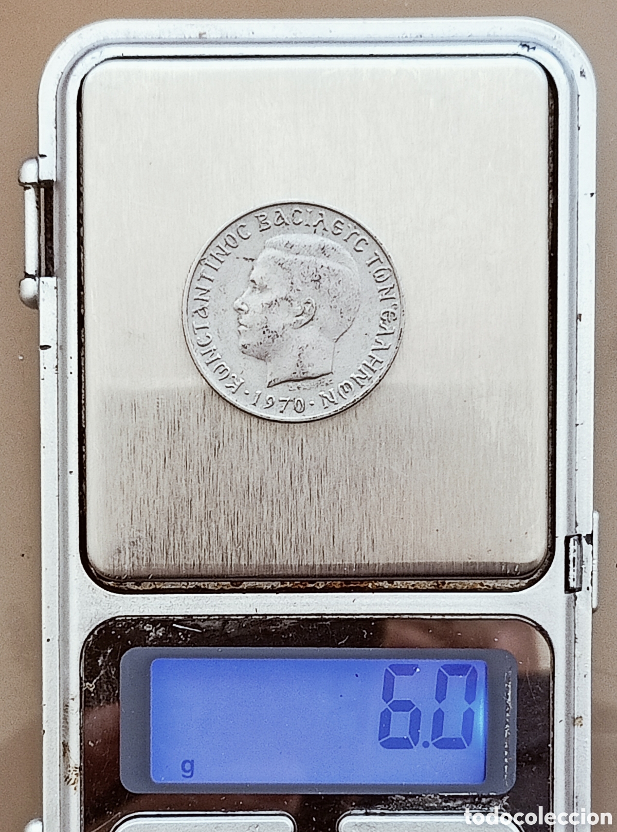 Monedas con errores: Moneda Grecia (1970) variante de acu&ntilde;aci&oacute;n - Foto 3