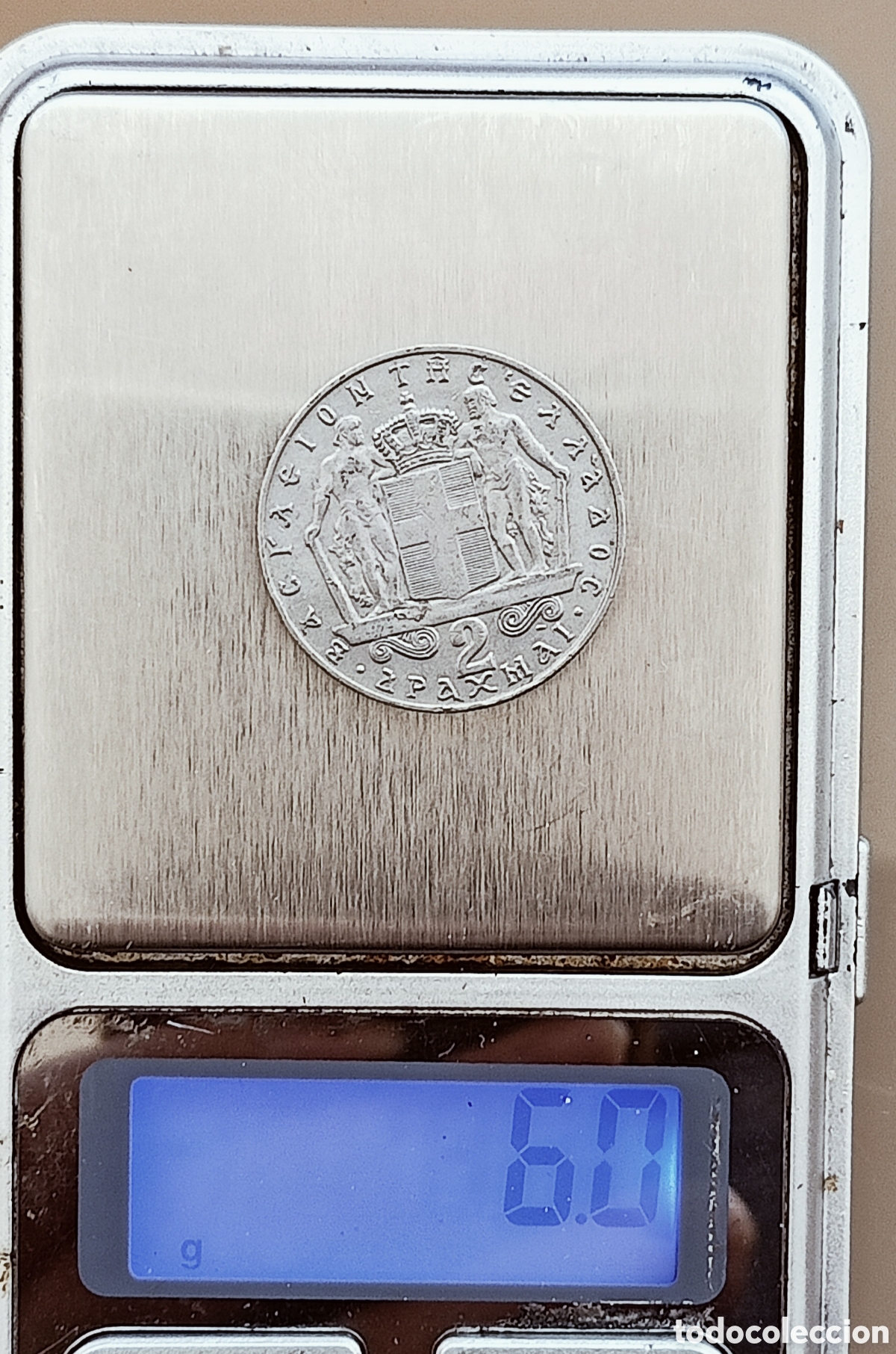 Monedas con errores: Moneda Grecia (1970) variante de acu&ntilde;aci&oacute;n - Foto 4