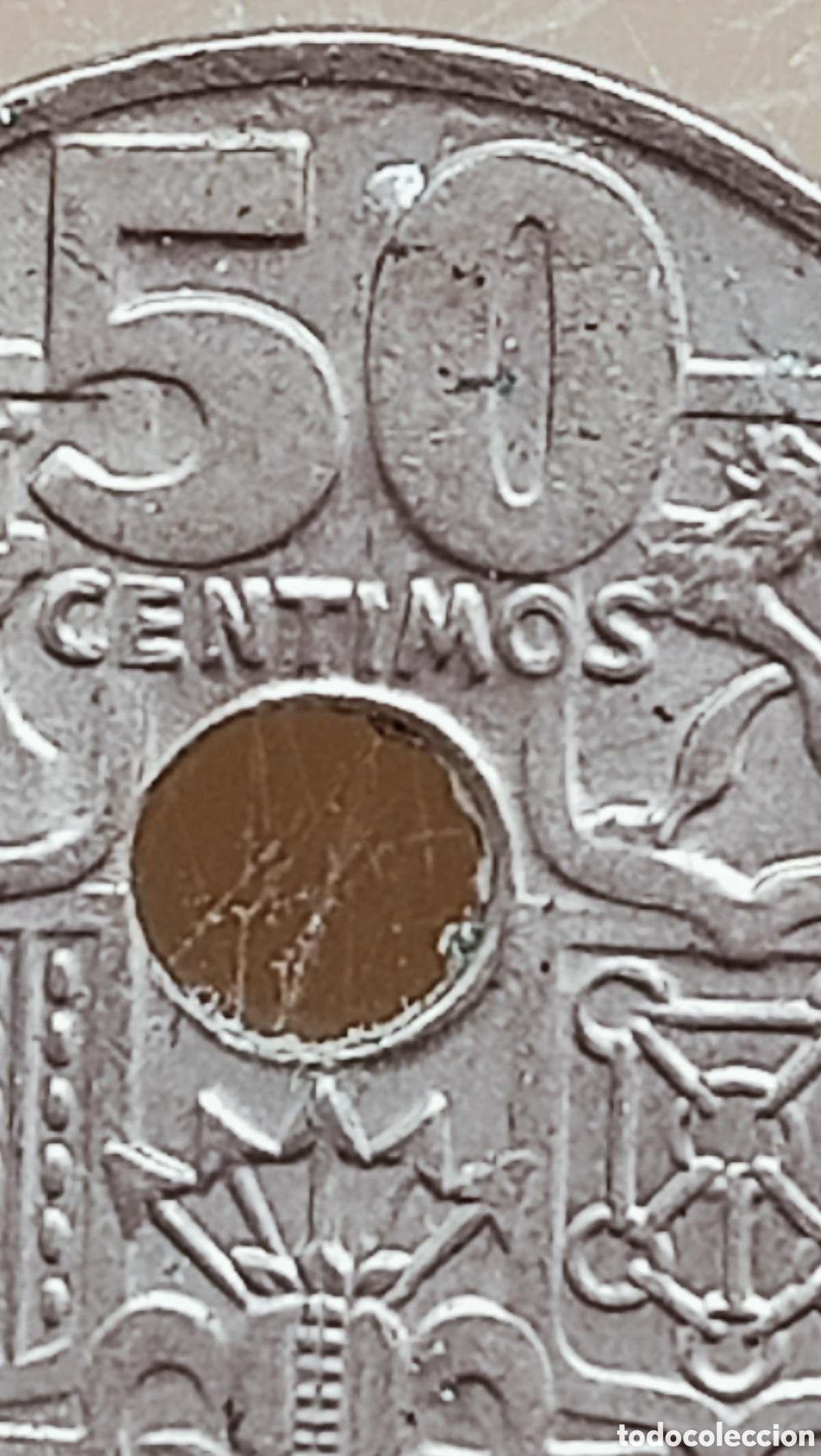 Monedas con errores: Moneda espa&ntilde;a 1949(*56) variantes - Foto 10