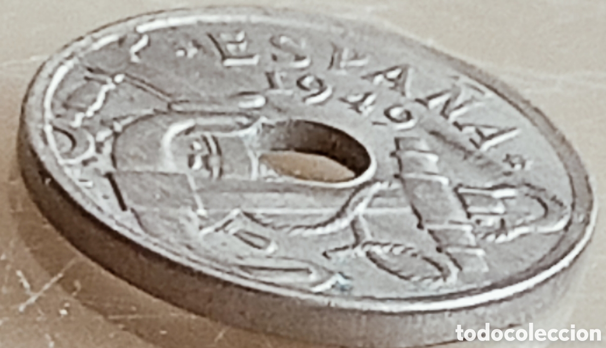 Monedas con errores: Moneda espa&ntilde;a 1949(*56) variantes - Foto 22