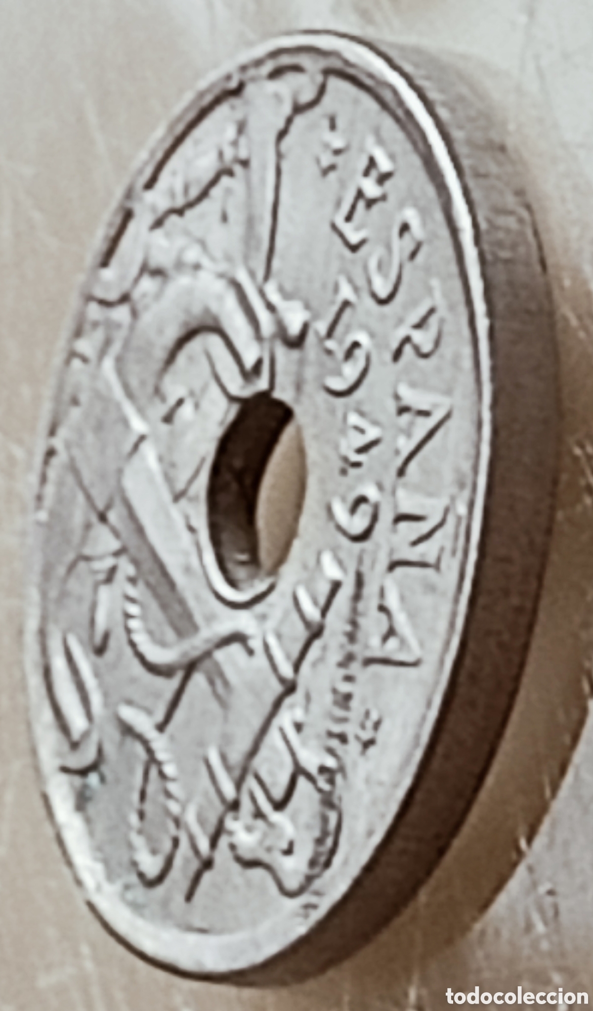 Monedas con errores: Moneda espa&ntilde;a 1949(*56) variantes - Foto 26
