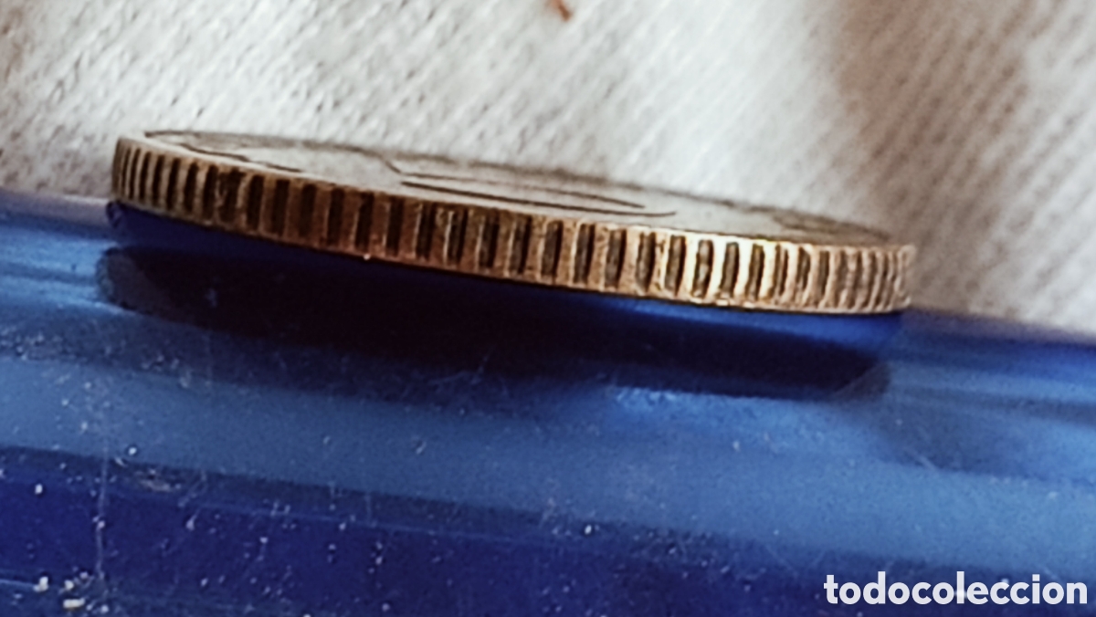 Monedas con errores: Moneda tunez(pro,franc&eacute;s) variante - Foto 3