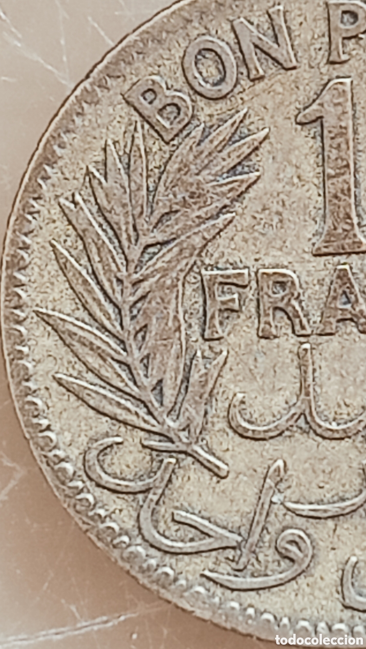 Monedas con errores: Moneda tunez(pro,franc&eacute;s) variante - Foto 9