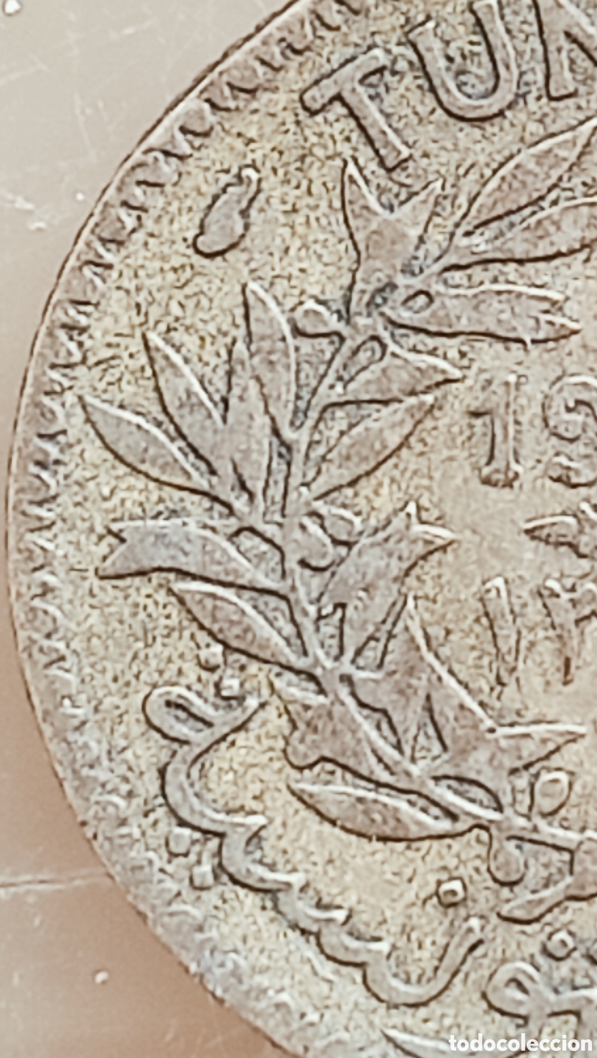 Monedas con errores: Moneda tunez(pro,franc&eacute;s) variante - Foto 13