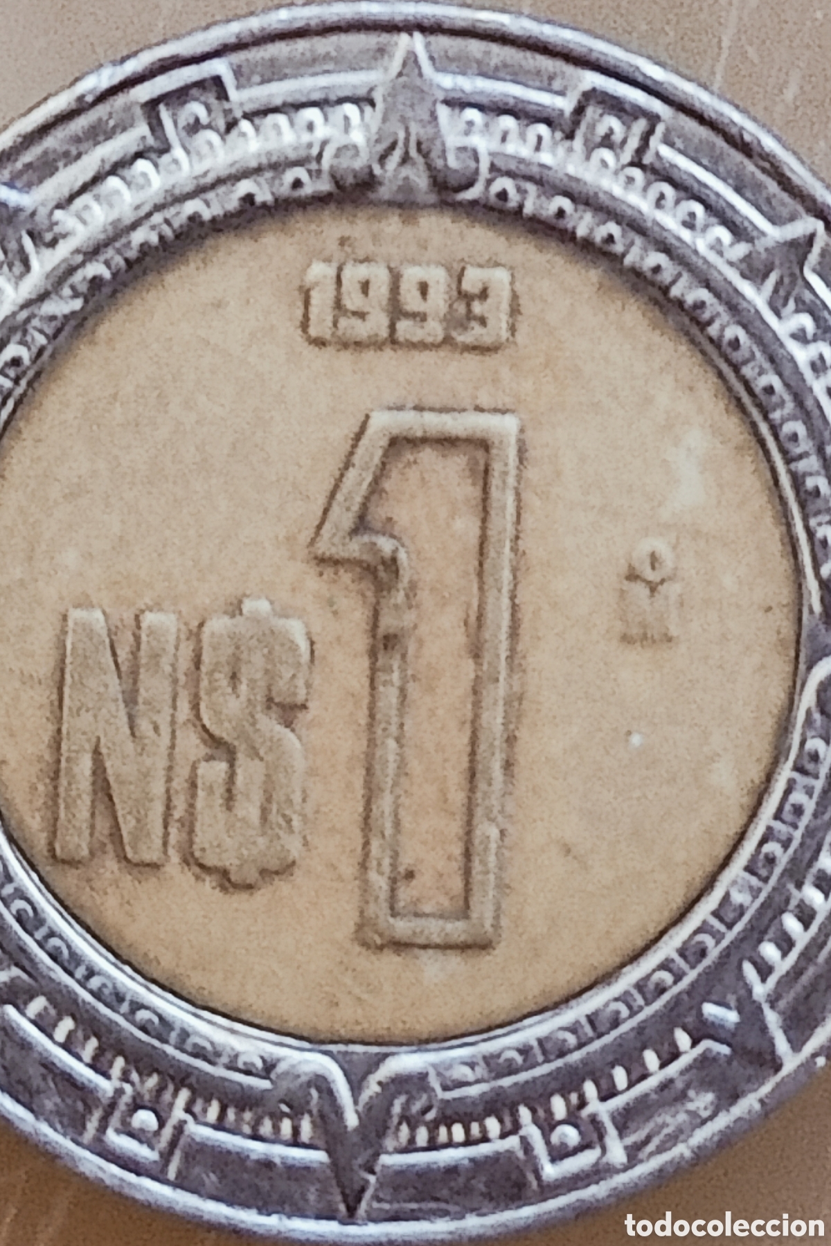 Monedas con errores: Moneda M&eacute;xico (1993) error de acu&ntilde;aci&oacute;n - Foto 8