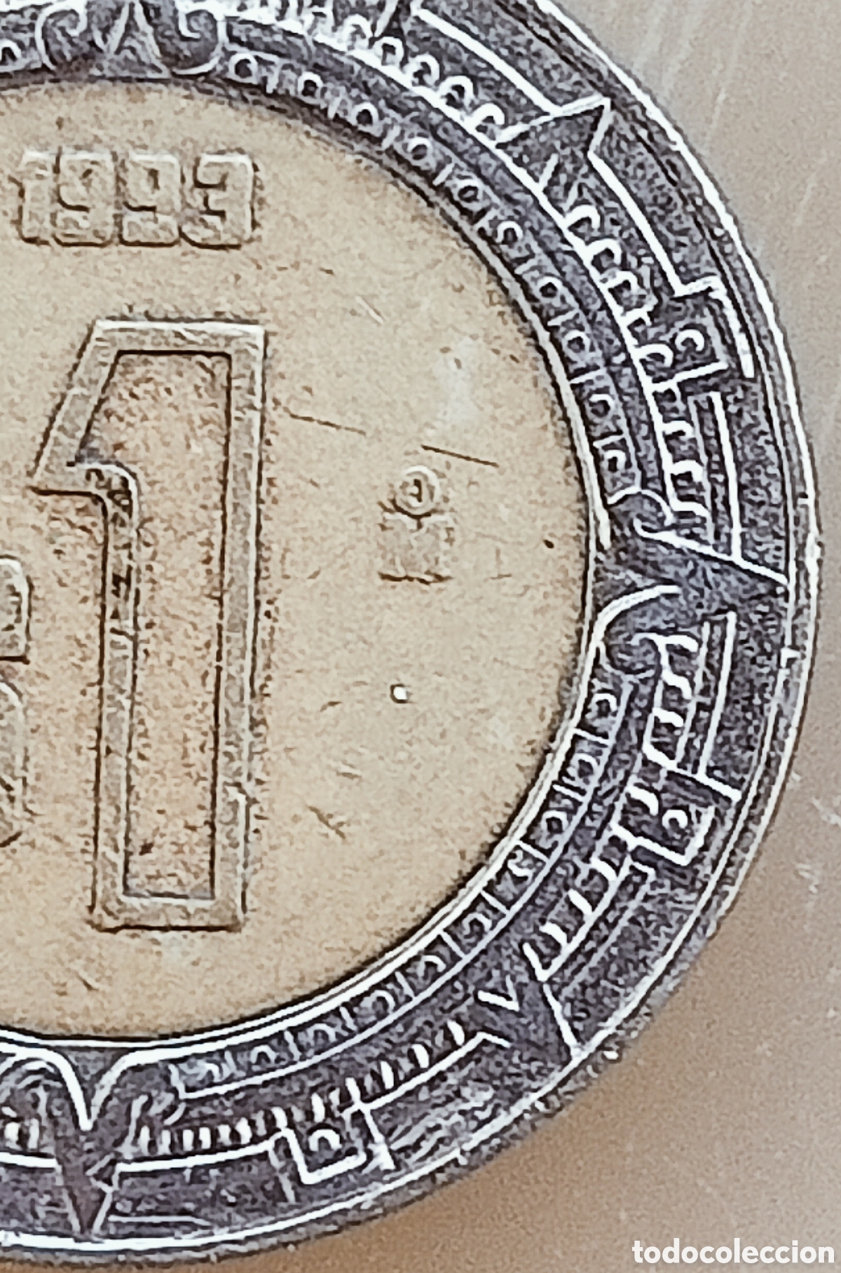 Monedas con errores: Moneda M&eacute;xico (1993) error de acu&ntilde;aci&oacute;n - Foto 9
