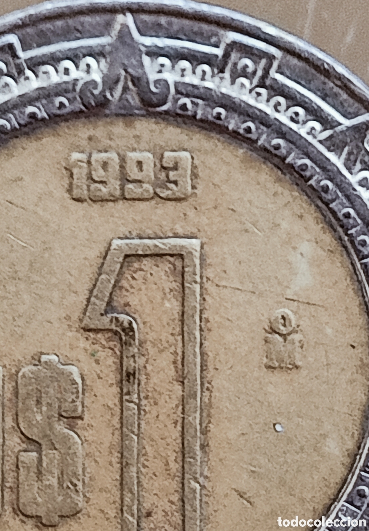 Monedas con errores: Moneda M&eacute;xico (1993) error de acu&ntilde;aci&oacute;n - Foto 13