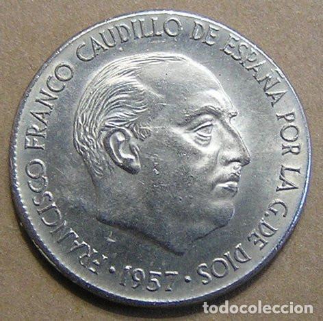 Monedas con errores: 5 PESETAS 1957 ESTRELLA 63 SIN CIRCULAR - MONEDA PARA ESTUDIO