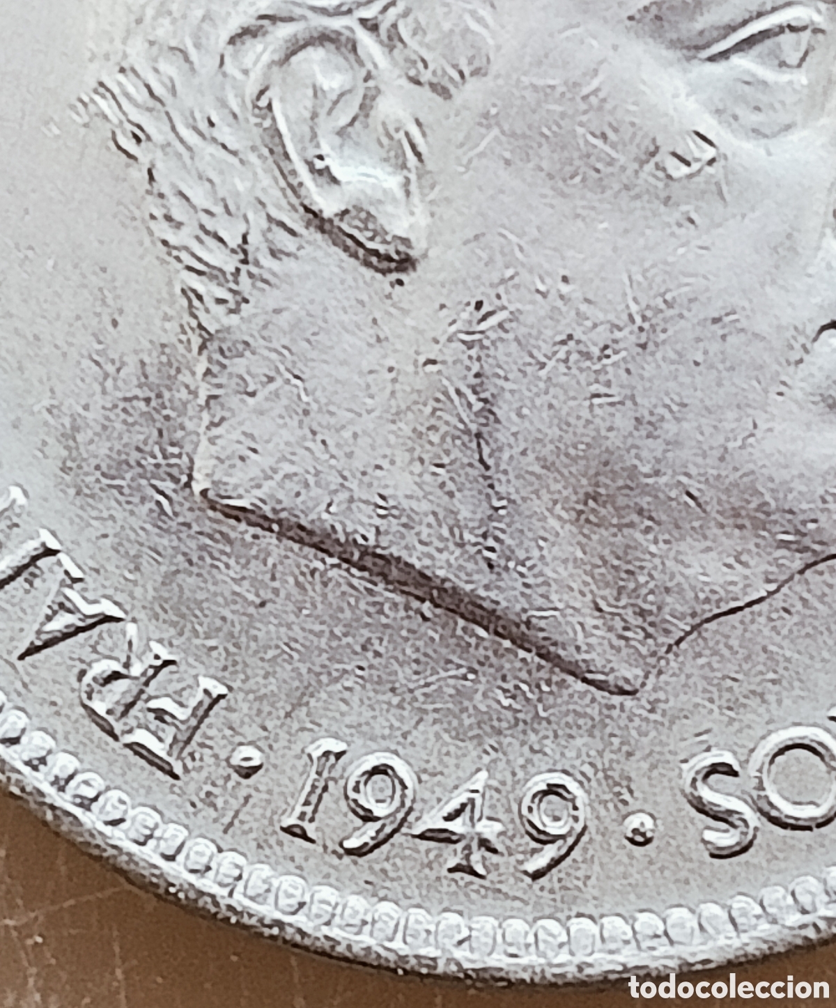 Monedas con errores: Moneda 5 pesetas 1949*50- variantes - Foto 16