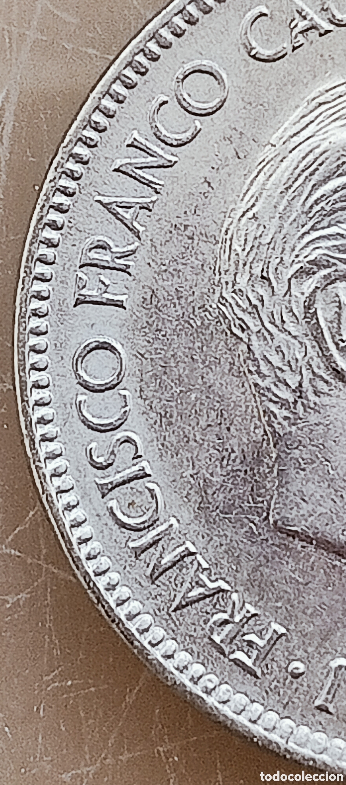 Monedas con errores: Moneda 5 pesetas 1949*50- variantes - Foto 19