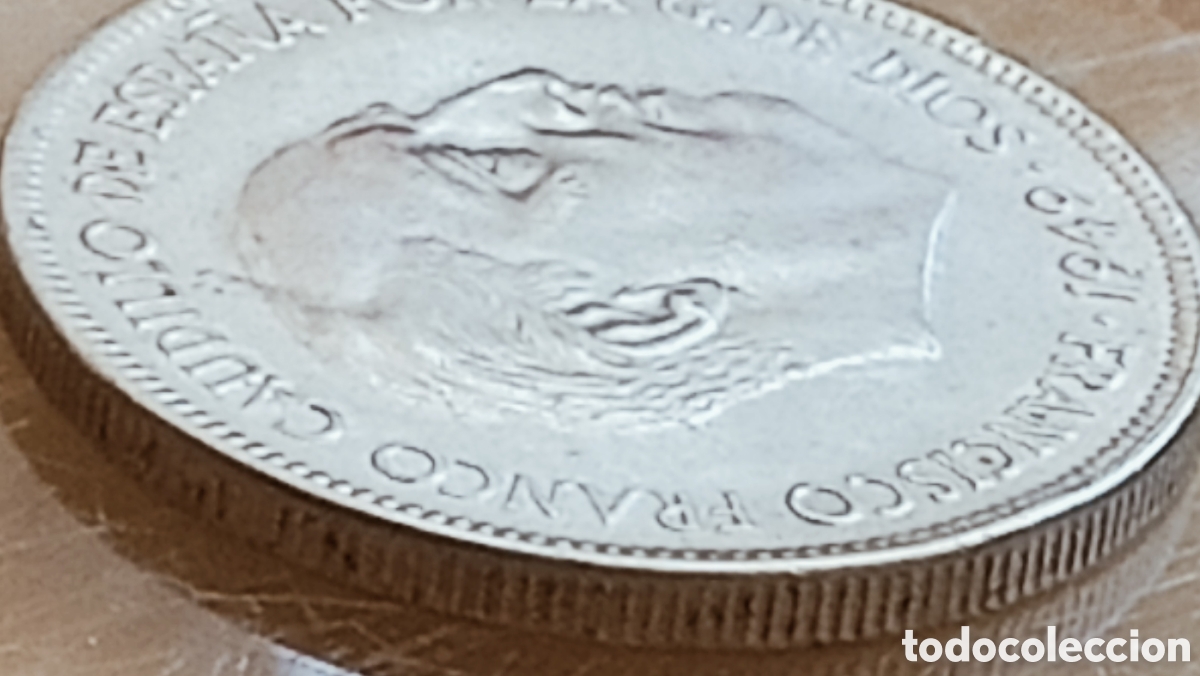 Monedas con errores: Moneda 5 pesetas 1949*50- variantes - Foto 21
