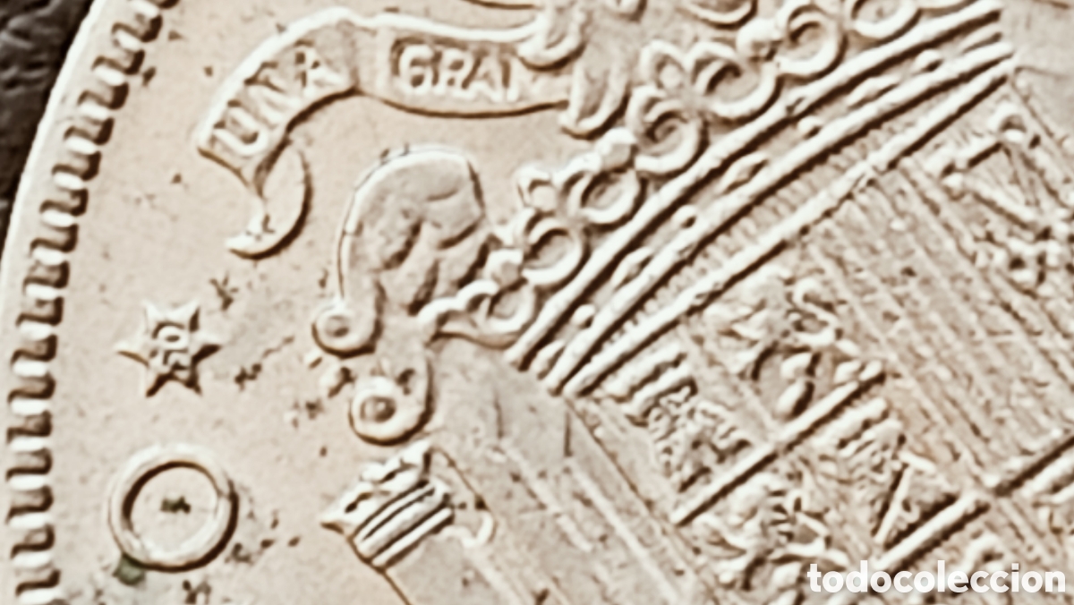 Monedas con errores: Moneda 5 pesetas 1949*50- variantes - Foto 24